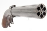 GOLD RUSH Era ALLEN & THURBER Antique WORCHESTER Period PEPPERBOX RevolverENGRAVED First DA Revolving Percussion Pistol - 15 of 16