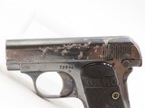 FACTORY BOX COLT M1908 .25 ACP HAMMERLESS Semi-Auto VEST POCKET Pistol C&RROARING TWENTIES ERA Colt’s Smallest Semi-Automatic - 9 of 21