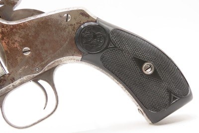 RARE, LETTERED AUSTRALIAN COLONIAL POLICE S&W No. 3 in .44 RUSSIAN Antique1 OF 30 6 1/2” Single Action .44 S&W RUSSIAN w/HOLSTER - Image 8 of 23