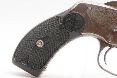 RARE, LETTERED AUSTRALIAN COLONIAL POLICE S&W No. 3 in .44 RUSSIAN Antique1 OF 30 6 1/2” Single Action .44 S&W RUSSIAN w/HOLSTER - Image 10 of 23