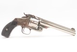 RARE, LETTERED AUSTRALIAN COLONIAL POLICE S&W No. 3 in .44 RUSSIAN Antique1 OF 30 6 1/2” Single Action .44 S&W RUSSIAN w/HOLSTER - Image 17 of 23