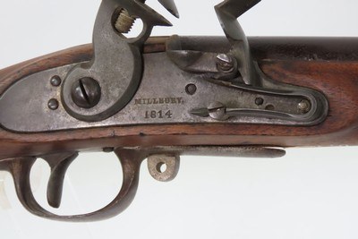 RARE E. WATERS & CO. Massachusetts State CONTRACT M1808 FLINTLOCK Musket 69 WAR of 1812 Early US Military | Militia Arm - Image 9 of 25