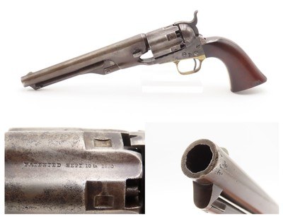 CIVIL WAR COLT U.S. M1860 ARMY .44 Percussion Revolver with FLUTED CYLINDER Most Prolific Union Cavalry & Officer Sidearm! - Image 1 of 19