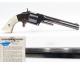 LETTERED Antique SMITH & WESSON No. 2 “Old Army” BEAUTIFUL BLUE with MOTHER of PEARLShipped 13 DAYS Before the CIVIL WAR ENDED - 1 of 18