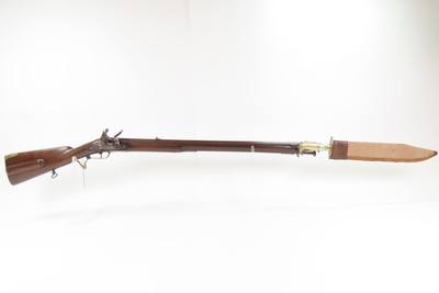 BRITISH Antique DURS EGG FLINTLOCK Germanic JAEGER Rifle Corps .60 Caliber Late -18th Century British Jager Troop Style Military Rifle - Image 14 of 22