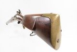 BRITISH Antique DURS EGG FLINTLOCK Germanic JAEGER Rifle Corps .60 Caliber Late -18th Century British Jager Troop Style Military Rifle - Image 20 of 22