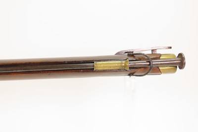 BRITISH Antique DURS EGG FLINTLOCK Germanic JAEGER Rifle Corps .60 Caliber Late -18th Century British Jager Troop Style Military Rifle - Image 13 of 22