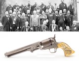 CSA OFFICER’S Antique CIVIL WAR Colt 1851 NAVY Inscription & Carved Ivories Battle of Pea Ridge Veteran, Carnegie Medal Awardee - Image 1 of 25