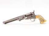 CSA OFFICER’S Antique CIVIL WAR Colt 1851 NAVY Inscription & Carved Ivories Battle of Pea Ridge Veteran, Carnegie Medal Awardee - Image 18 of 25