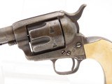 1876 mfr. LETTERED Antique .45 COLT Single Action Army Revolver IVORY GRIPBlack Powder Frame SAA - 19 of 19