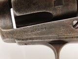1876 mfr. LETTERED Antique .45 COLT Single Action Army Revolver IVORY GRIPBlack Powder Frame SAA - 5 of 19