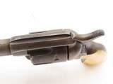 1876 mfr. LETTERED Antique .45 COLT Single Action Army Revolver IVORY GRIPBlack Powder Frame SAA - 8 of 19
