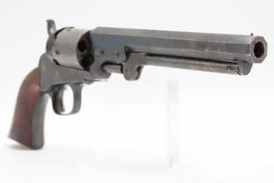 EARLY 3-DIGIT Antique LONDON MANUFACTORY COLT 1849 POCKET Revolver .31Cased with Inscription, Made c1853 - Image 13 of 25