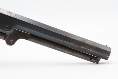 EARLY 3-DIGIT Antique LONDON MANUFACTORY COLT 1849 POCKET Revolver .31Cased with Inscription, Made c1853 - Image 20 of 25