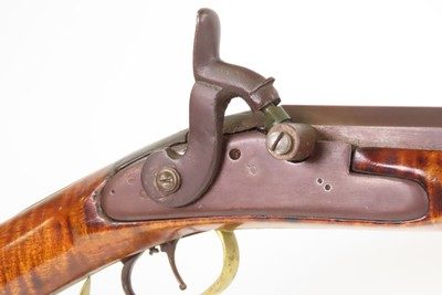 CIVIL WAR Era Antique W. NOGGLE Half Stock Perc. HOMESTEAD/HUNTING RifleMID-1800s GAME GETTING .31 Caliber Longarm - Image 7 of 23