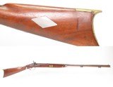 Antique AMERICAN Half Stock “William Moore” HUNTING Rifle BRASS FURNITURECIVIL WAR Era GAME GETTING .35 Caliber Longarm - 1 of 22