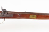 Antique AMERICAN Half Stock “William Moore” HUNTING Rifle BRASS FURNITURECIVIL WAR Era GAME GETTING .35 Caliber Longarm - 5 of 22