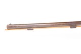 Antique AMERICAN Half Stock “William Moore” HUNTING Rifle BRASS FURNITURECIVIL WAR Era GAME GETTING .35 Caliber Longarm - 17 of 22