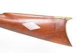 Antique AMERICAN Half Stock “William Moore” HUNTING Rifle BRASS FURNITURECIVIL WAR Era GAME GETTING .35 Caliber Longarm - 20 of 22
