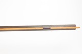 Antique AMERICAN Half Stock “William Moore” HUNTING Rifle BRASS FURNITURECIVIL WAR Era GAME GETTING .35 Caliber Longarm - 8 of 22