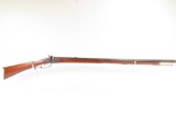 MID-1800s Antique Full-Stock .49 Percussion American HOMESTEAD Long RifleENGRAVED Kentucky Style Set Trigger HUNTING Longarm - 2 of 24