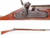 MID-1800s Antique Full-Stock .49 Percussion American HOMESTEAD Long RifleENGRAVED Kentucky Style Set Trigger HUNTING Longarm - 1 of 24