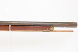 MID-1800s Antique Full-Stock .49 Percussion American HOMESTEAD Long RifleENGRAVED Kentucky Style Set Trigger HUNTING Longarm - 3 of 24