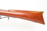 MID-1800s Antique Full-Stock .49 Percussion American HOMESTEAD Long RifleENGRAVED Kentucky Style Set Trigger HUNTING Longarm - 22 of 24