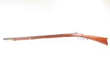 MID-1800s Antique Full-Stock .49 Percussion American HOMESTEAD Long RifleENGRAVED Kentucky Style Set Trigger HUNTING Longarm - 18 of 24