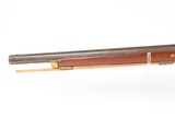 MID-1800s Antique Full-Stock .49 Percussion American HOMESTEAD Long RifleENGRAVED Kentucky Style Set Trigger HUNTING Longarm - 19 of 24