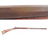 MID-1800s Antique A. FRANCK Half-Stock Percussion HOMESTEAD/HUNTING RifleINLAID Kentucky Style with LONDON WARRANTED Lock - 1 of 25