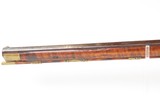 circa 1850s Antique ENGRAVED Full-Stock .44 Percussion American LONG RIFLEKentucky Style HUNTING/HOMESTEAD Longarm - 18 of 23