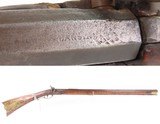 circa 1850s Antique ENGRAVED Full-Stock .44 Percussion American LONG RIFLEKentucky Style HUNTING/HOMESTEAD Longarm - 1 of 23