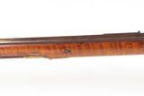 circa 1850s Antique ENGRAVED Full-Stock .44 Percussion American LONG RIFLEKentucky Style HUNTING/HOMESTEAD Longarm - 19 of 23