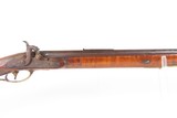 circa 1850s Antique ENGRAVED Full-Stock .44 Percussion American LONG RIFLEKentucky Style HUNTING/HOMESTEAD Longarm - 4 of 23
