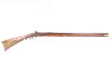 circa 1850s Antique ENGRAVED Full-Stock .44 Percussion American LONG RIFLEKentucky Style HUNTING/HOMESTEAD Longarm - 2 of 23