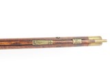 circa 1850s Antique ENGRAVED Full-Stock .44 Percussion American LONG RIFLEKentucky Style HUNTING/HOMESTEAD Longarm - 7 of 23