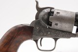 ENGRAVED Antique CIVIL WAR COLT M1851 NAVY .36 Perc. Revolver GUNFIGHTERManufactured in 1855 Used in WESTWARD EXPANSION - Image 5 of 25