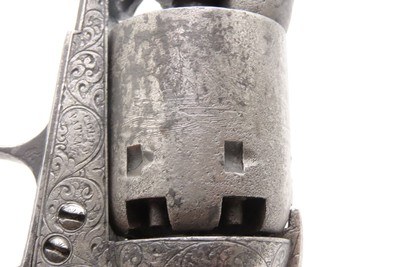ENGRAVED Antique CIVIL WAR COLT M1851 NAVY .36 Perc. Revolver GUNFIGHTERManufactured in 1855 Used in WESTWARD EXPANSION - Image 24 of 25