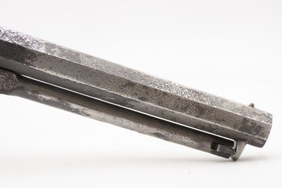 ENGRAVED Antique CIVIL WAR COLT M1851 NAVY .36 Perc. Revolver GUNFIGHTERManufactured in 1855 Used in WESTWARD EXPANSION - Image 3 of 25