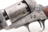 ENGRAVED Antique CIVIL WAR COLT M1851 NAVY .36 Perc. Revolver GUNFIGHTERManufactured in 1855 Used in WESTWARD EXPANSION - Image 23 of 25