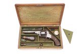 CASED & ENGRAVED British BARNES & CO. Double Action PERCUSSION RevolverSix-Shot SELF DEFENSE Pocket Pistol w/ACCESSORIES - Image 8 of 17