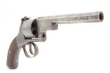 CASED & ENGRAVED British BARNES & CO. Double Action PERCUSSION RevolverSix-Shot SELF DEFENSE Pocket Pistol w/ACCESSORIES - Image 4 of 17