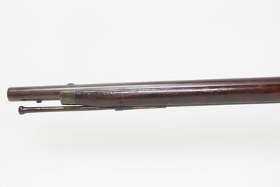 1780-90s FLORAL ENGRAVING Flintlock OFFICER’S FUSIL Military Pattern Musket Large Bore w/SILVER THUMB PLATE & BAYONET LUG - Image 21 of 25