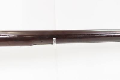 1780-90s FLORAL ENGRAVING Flintlock OFFICER’S FUSIL Military Pattern Musket Large Bore w/SILVER THUMB PLATE & BAYONET LUG - Image 5 of 25