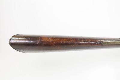 1780-90s FLORAL ENGRAVING Flintlock OFFICER’S FUSIL Military Pattern Musket Large Bore w/SILVER THUMB PLATE & BAYONET LUG - Image 13 of 25