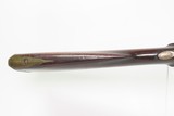 1780-90s FLORAL ENGRAVING Flintlock OFFICER’S FUSIL Military Pattern Musket Large Bore w/SILVER THUMB PLATE & BAYONET LUG - Image 18 of 25