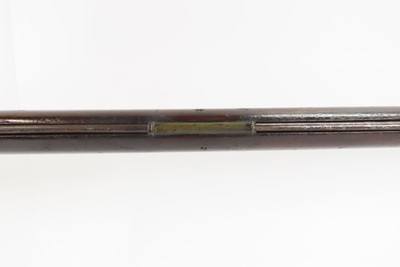 1780-90s FLORAL ENGRAVING Flintlock OFFICER’S FUSIL Military Pattern Musket Large Bore w/SILVER THUMB PLATE & BAYONET LUG - Image 10 of 25
