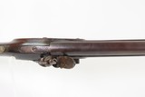 1780-90s FLORAL ENGRAVING Flintlock OFFICER’S FUSIL Military Pattern Musket Large Bore w/SILVER THUMB PLATE & BAYONET LUG - Image 17 of 25