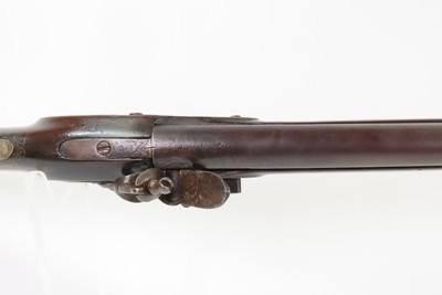 1780-90s FLORAL ENGRAVING Flintlock OFFICER’S FUSIL Military Pattern Musket Large Bore w/SILVER THUMB PLATE & BAYONET LUG - Image 17 of 25